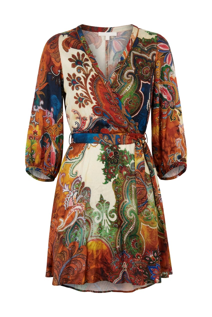 Vestido estampado Zara