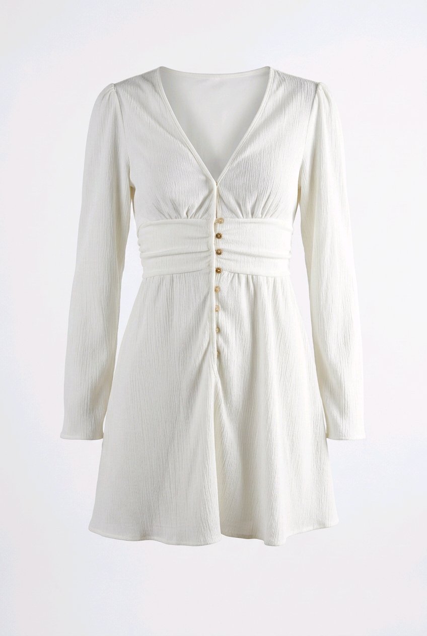Vestido Blanco corte fluido Shein