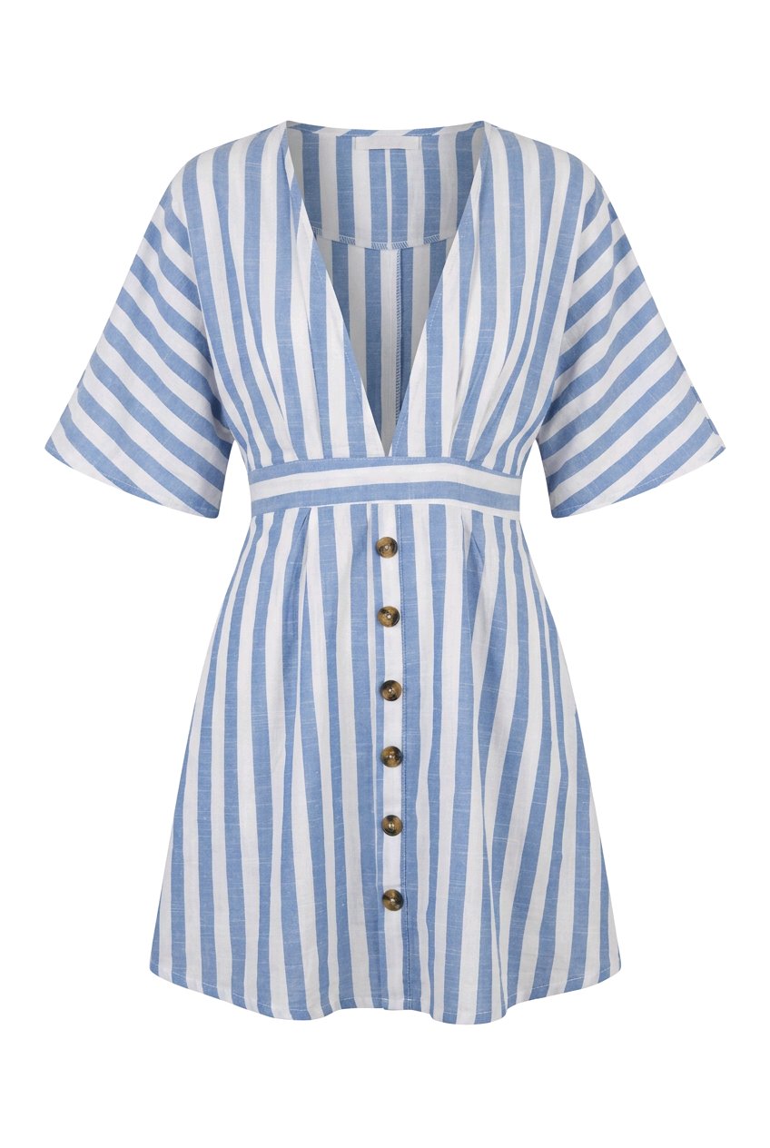 Vestido rayas Shein