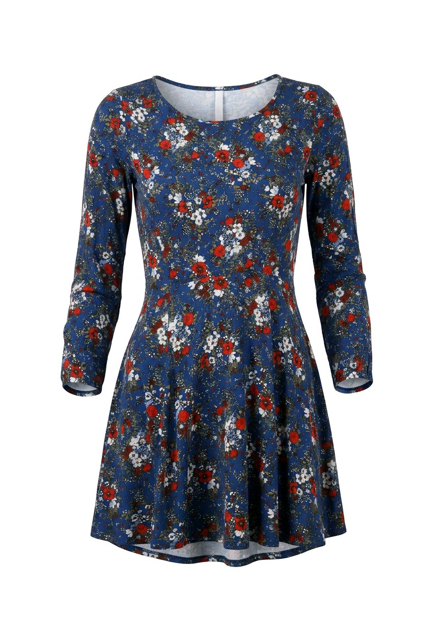 Vestido estampado Springfield