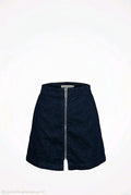 Mini falda denim cremallera