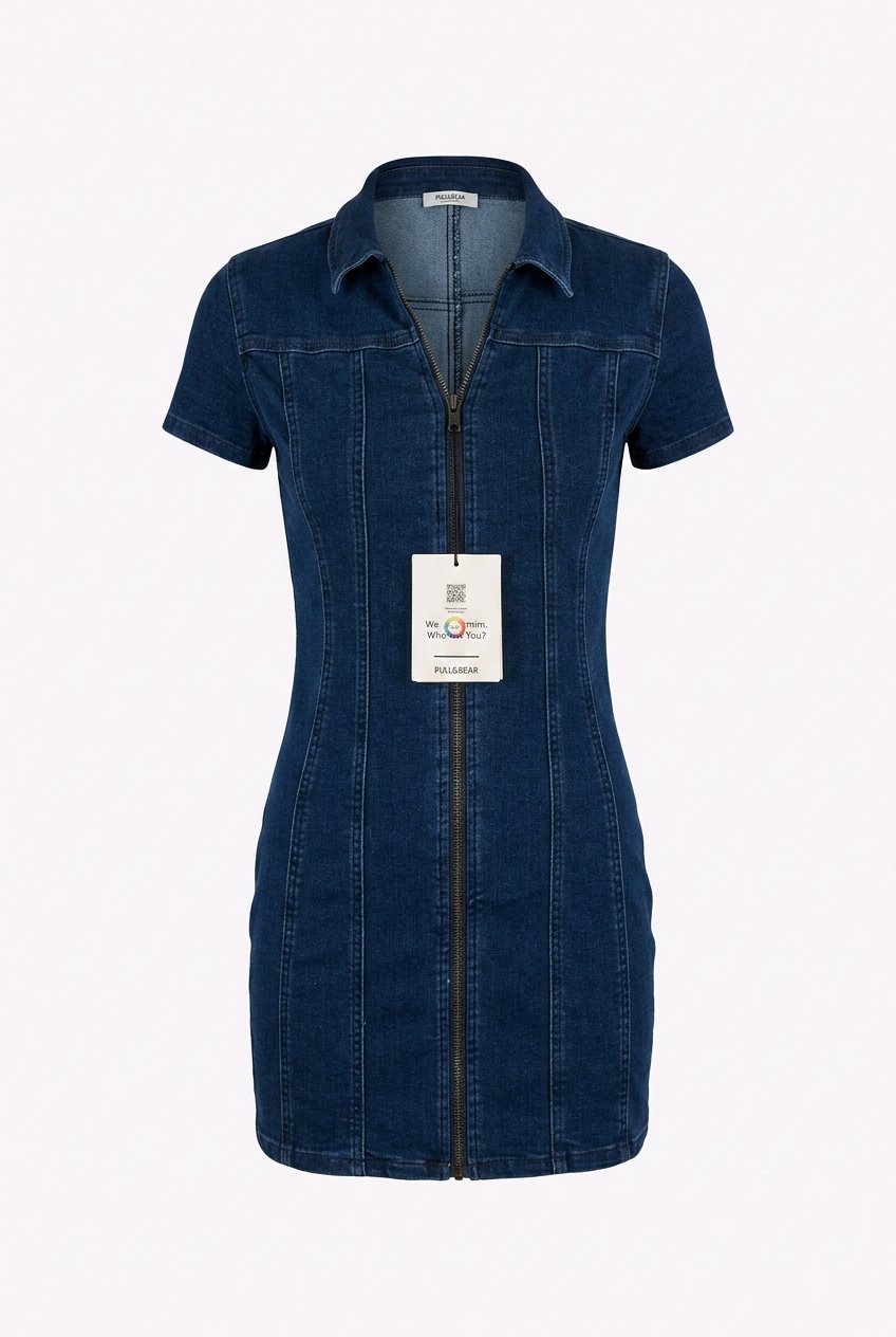 Vestido denim PULL&BEAR