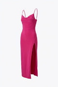 Vestido rosa tirantes bershka