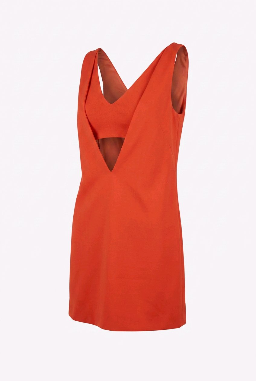 Vestido sin mangas con top Zara