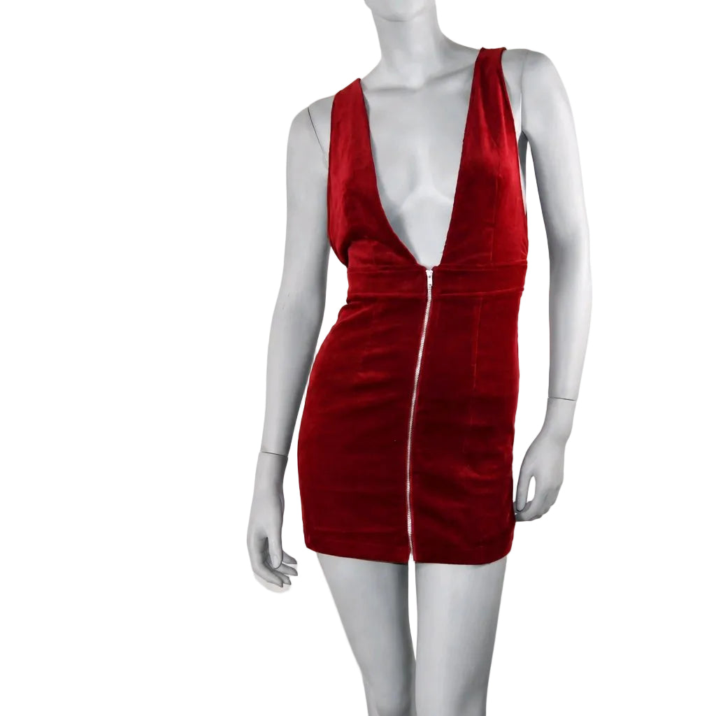 Peto burdeos cremallera H&M