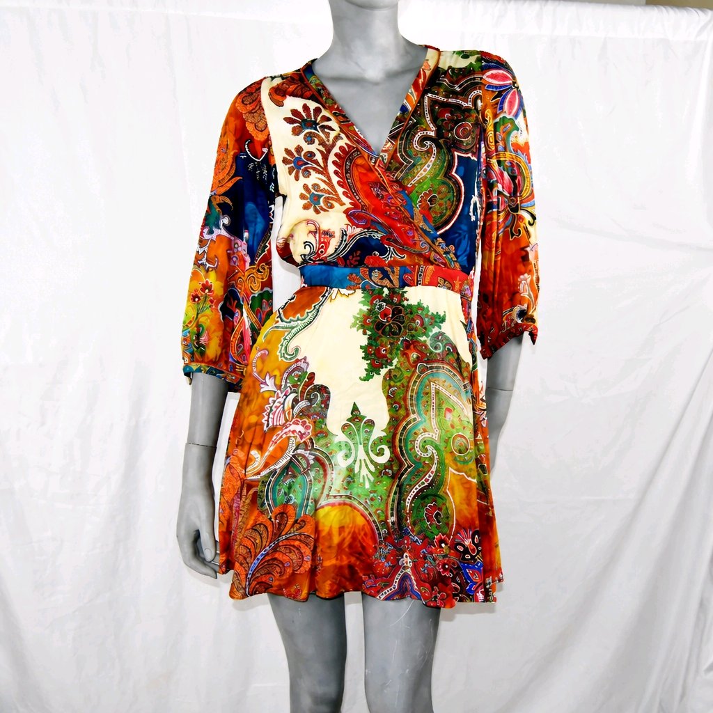 Vestido estampado Zara
