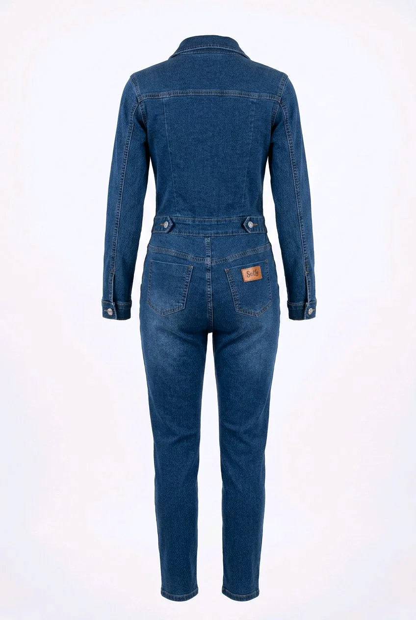Mono vaquero azul SheIn