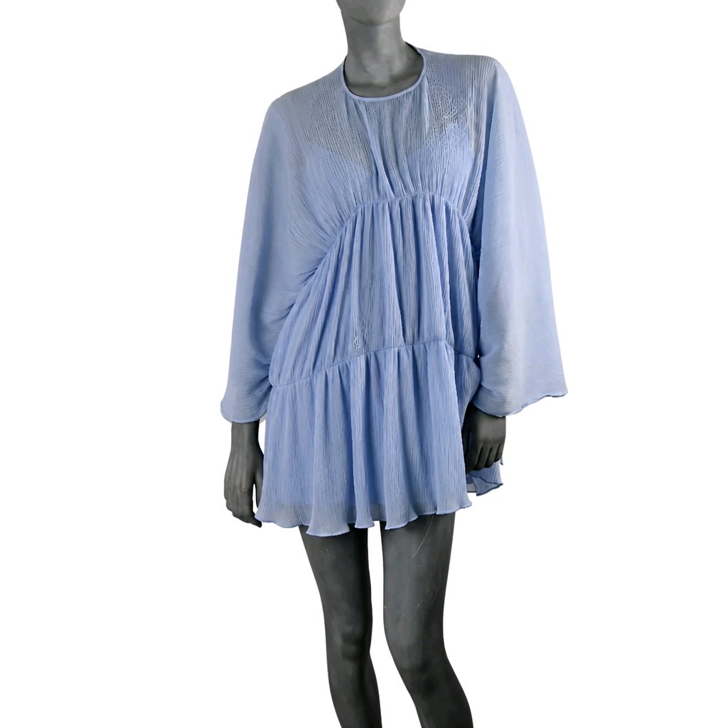 Vestido Zara transparencias.