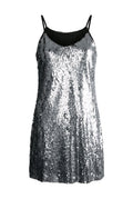 Vestido tirantes lentejuelas