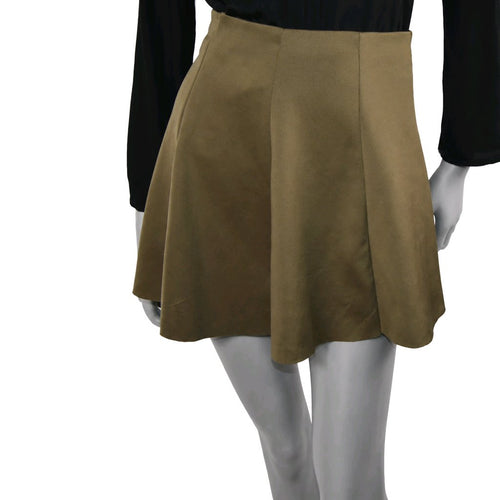 Falda verde Stradivarius