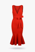 Vestido rojo bandage Shein