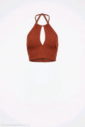 Top halter teja Stradivarius