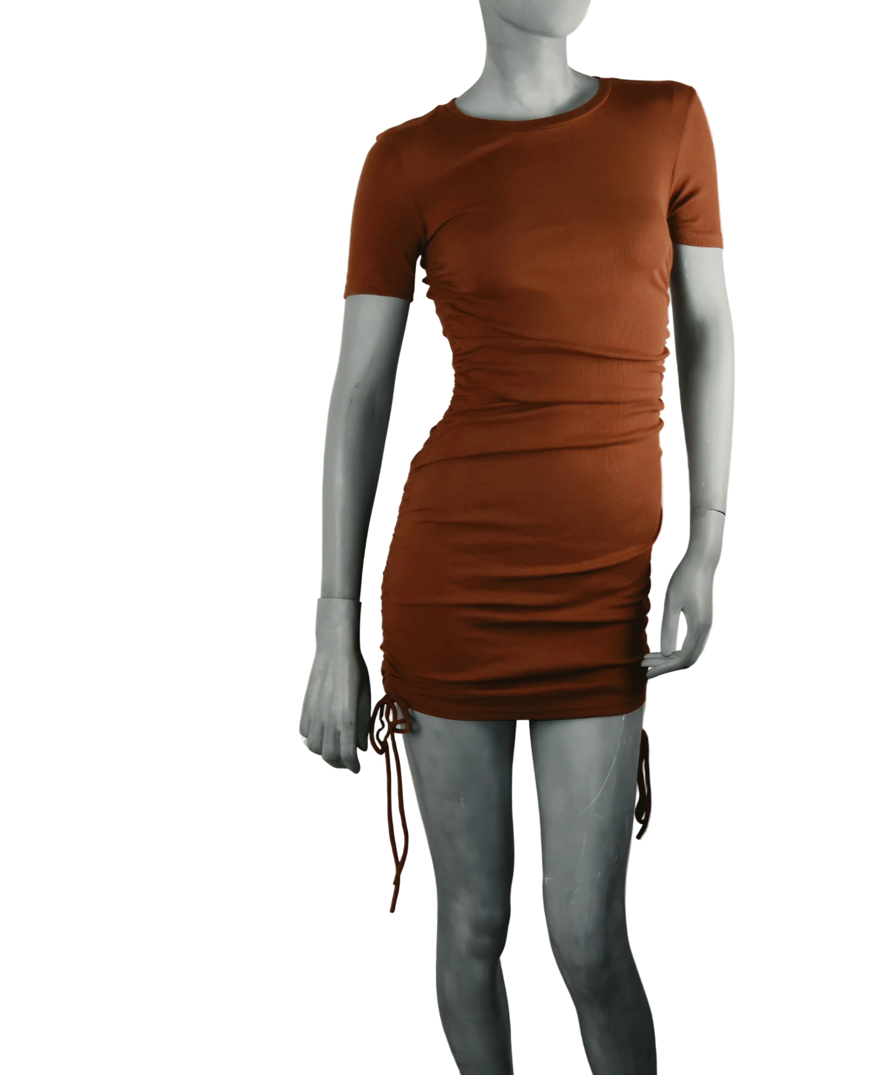 Vestido canale marrón Zara