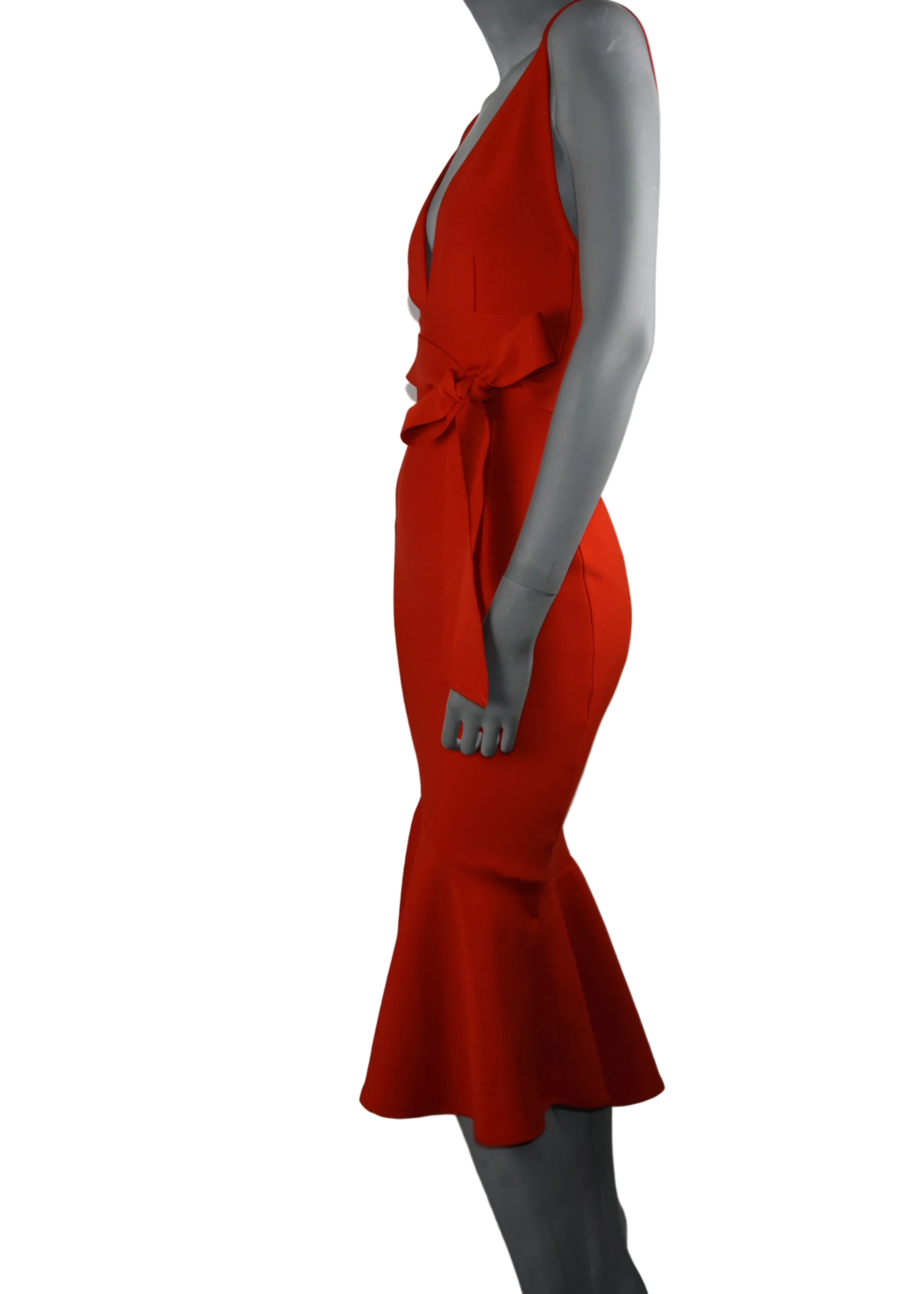 Vestido rojo bandage Shein