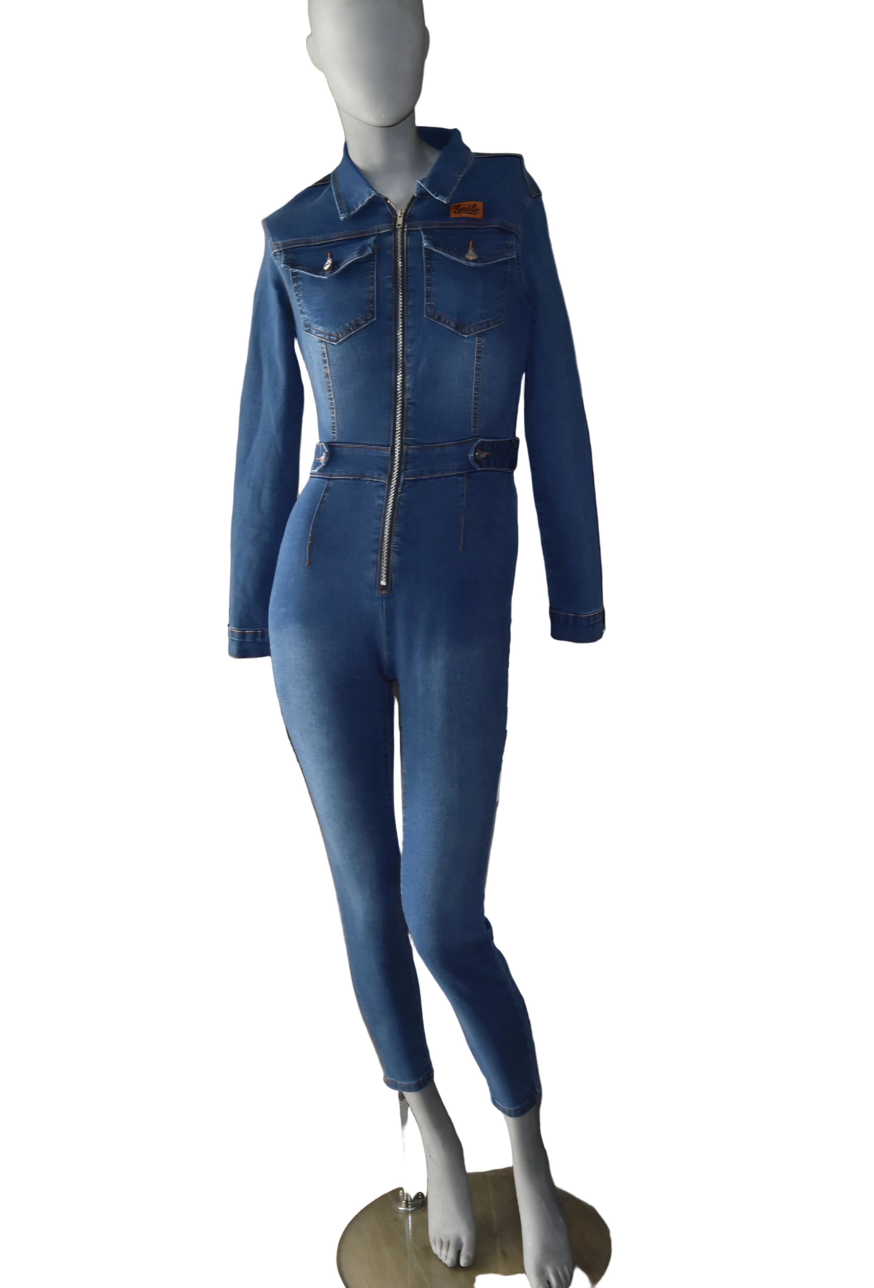 Mono denim largo Shein